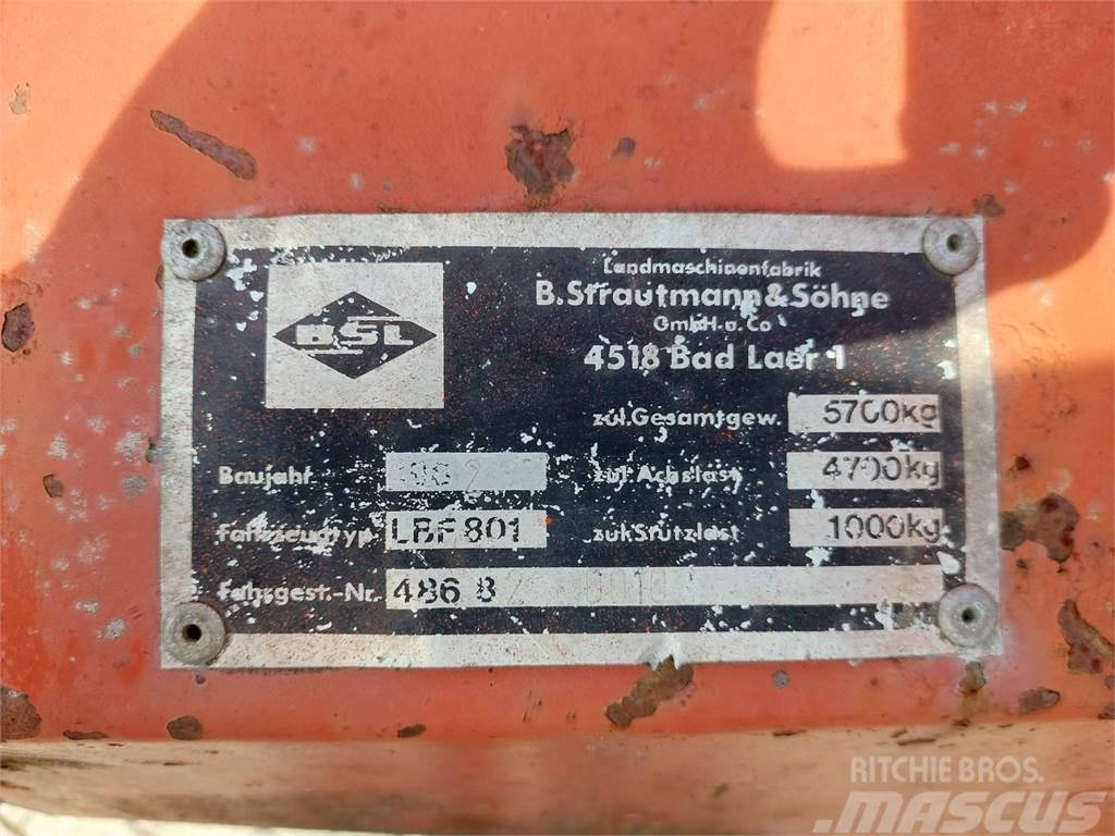 Strautmann LBF801 DO Opraapwagen Diger tarim makinalari