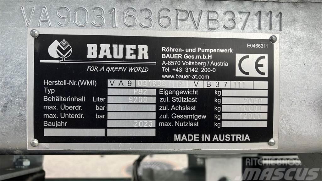 Bauer P 92 Sivi gübre ve ilaç tankerleri