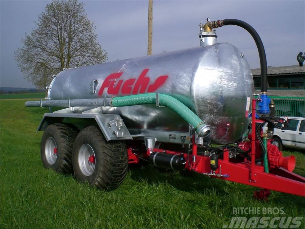 Fuchs Gülle Vakuumfass VKT 10 mit 10600 Liter Sivi gübre ve ilaç tankerleri