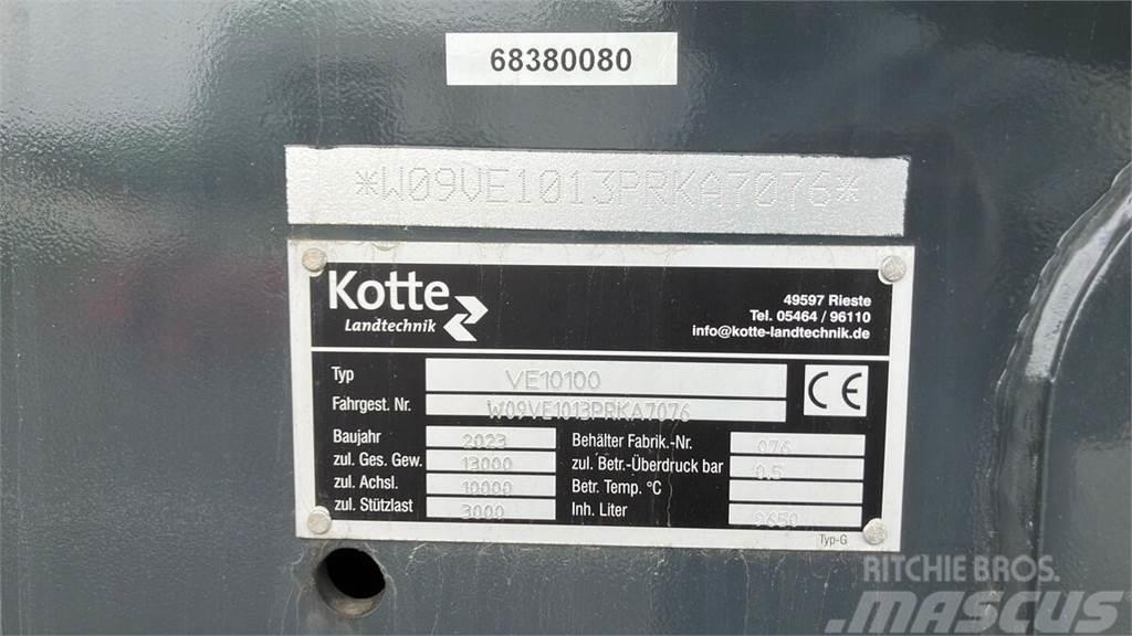 Garant Kotte VE10100 Sivi gübre ve ilaç tankerleri