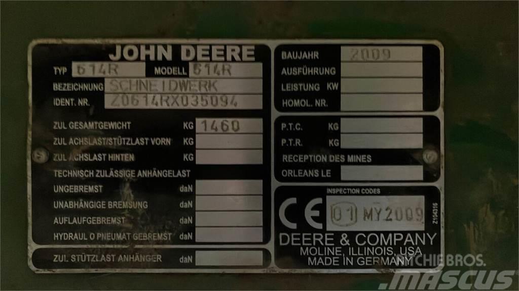 John Deere 614R Biçerdöver aksesuarlari