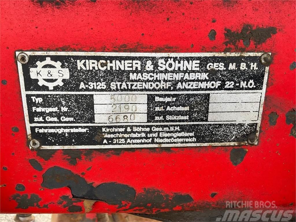Kirchner T 5000 Sivi gübre ve ilaç tankerleri