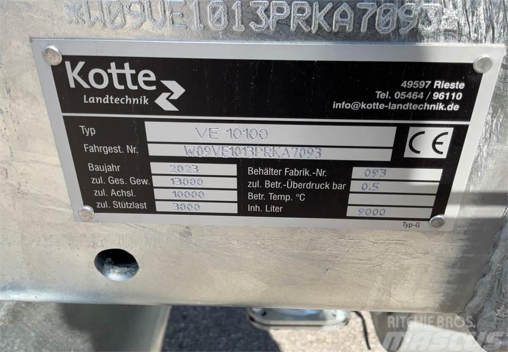 Kotte VE9.500 Sivi gübre ve ilaç tankerleri