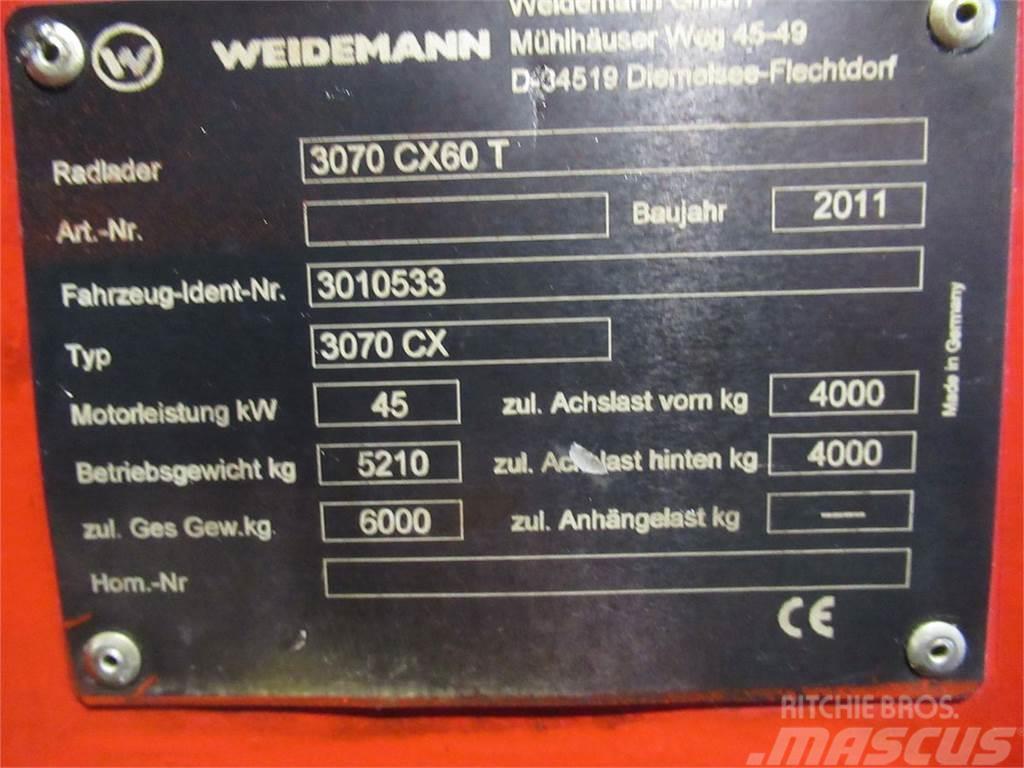 Weidemann 3070 CX60 Ön yükleyici ve kazicilar