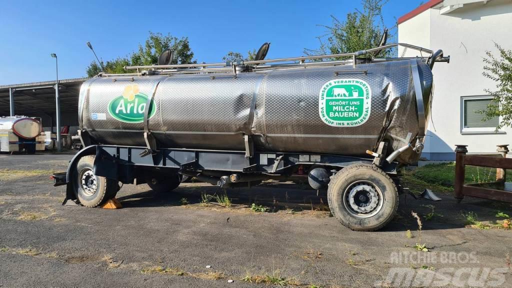 Mafa Lebensmitteltank Edelstahltankanhänger - UNFALLSC Tankerler