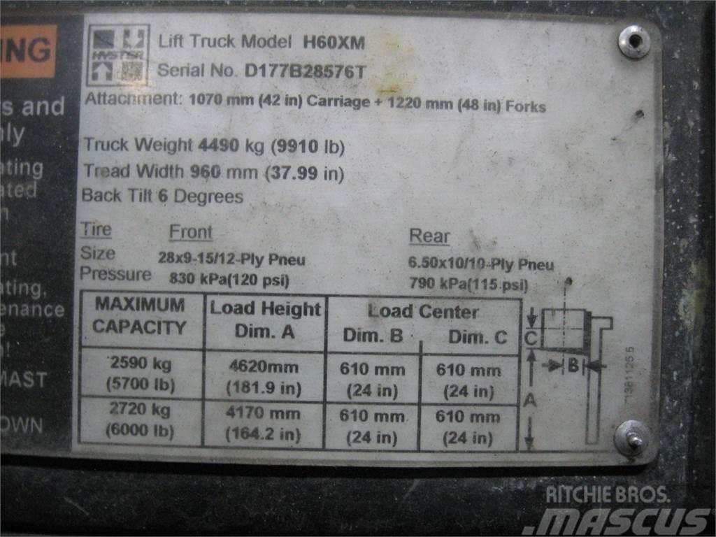 Hyster H60XM LPG'li forkliftler