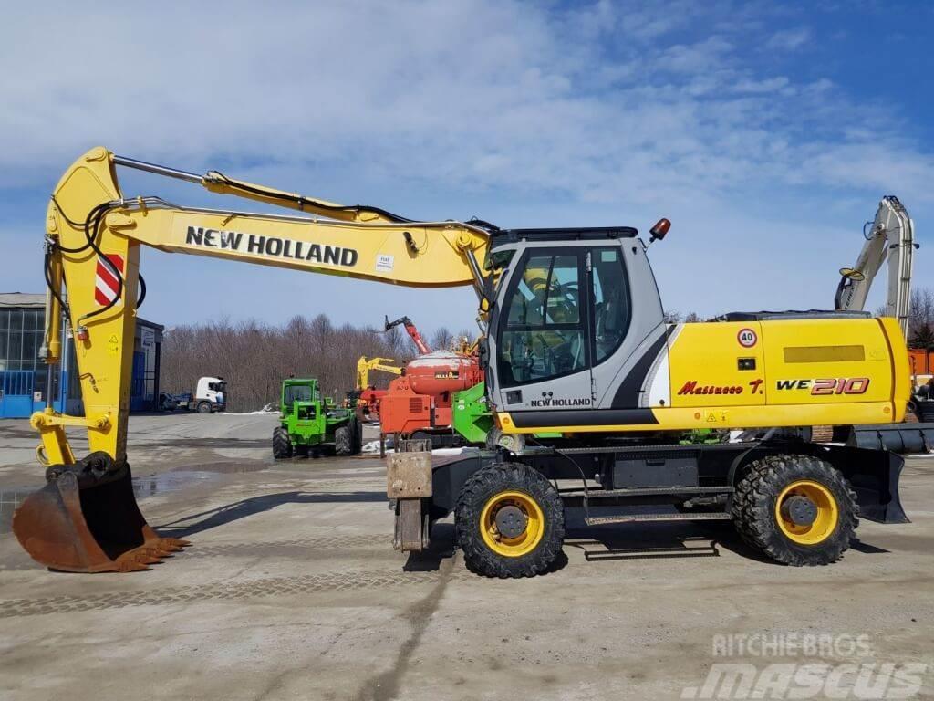 New Holland WE210 Lastik tekerli ekskavatörler
