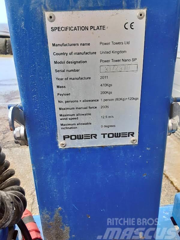 Power TOWERS NANO SP Diger lift ve platformlar