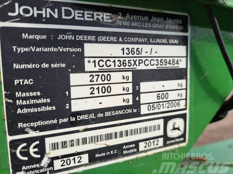 John Deere 1365 Diskli çayir biçme makinasi