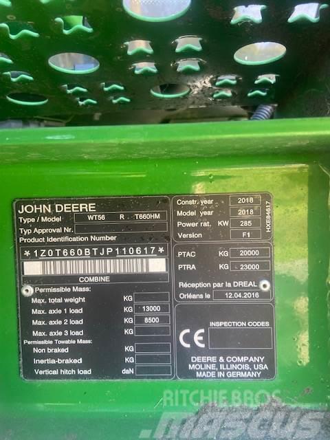 John Deere T660 HM Biçerdöverler