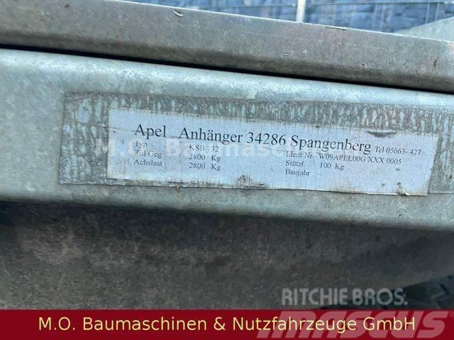  Apel Spangenberg KSB 32 / 2.380 Kg / Tüv 2023 / Alçak yükleyici