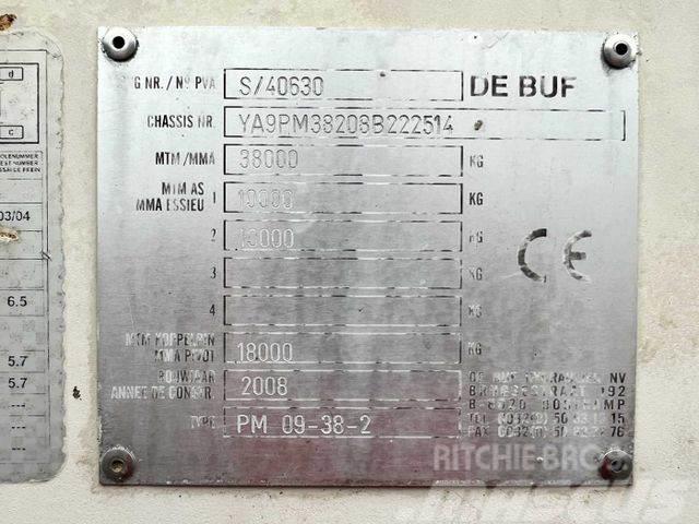  De Buf Beton-Mischer 9m³/Sermac 28m Betonpumpe Transmikserler