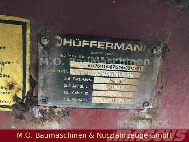Hüffermann HMA 24.24 / Muldenanhänger / 24t Çekiciler, konteyner