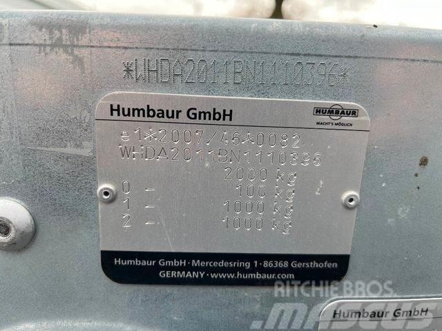 Humbaur FTK204020, Standort: FR/Corcelles Araç nakil römorklari