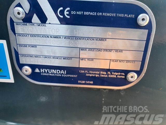Hyundai HX140LC Paletli ekskavatörler