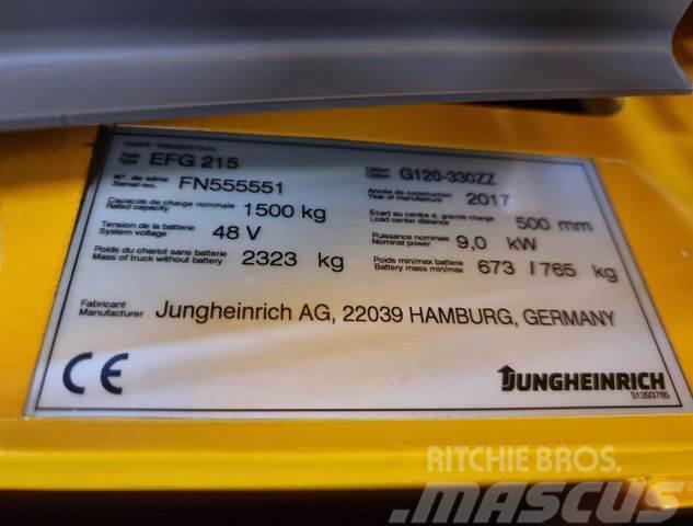 Jungheinrich EFG 215 - 3.3M HUBHÖHE - 5.188 STD. - NEUWERTIG Diger