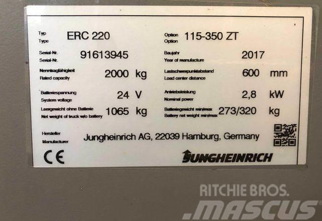Jungheinrich ERC 220 - 3500MM HUB - 2000KG - 2357STD. Yüksek seviye siparis toplayici