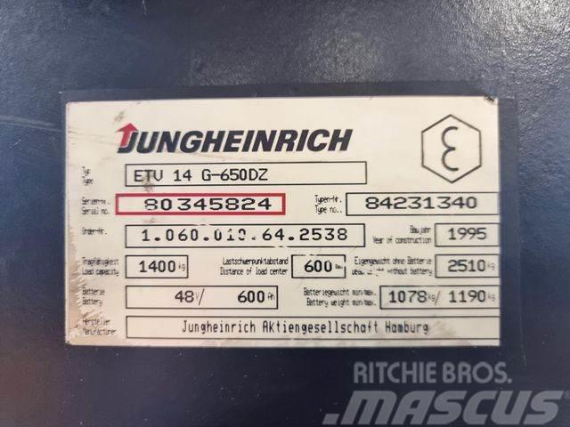Jungheinrich ETV 14 - 6.2M HUBHÖHE - 5.083 STD. Reach truck - depo içi istif araçları