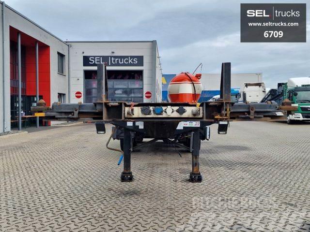 Krone SD / 20- und 40-Fuß-Container / Liftachse Low loader yari çekiciler