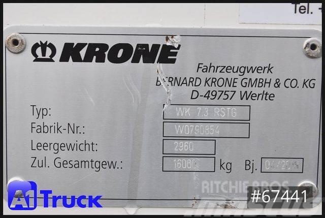Krone WB BDF 7,45 Koffer, Klapptische, 2520 mm innen Platformlar