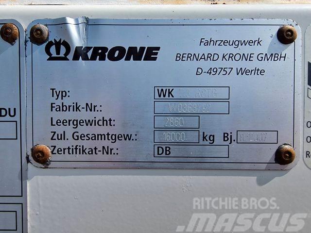 Krone WK 7.3 RSTG / Rolltor / Textil / Koffer Platformlar