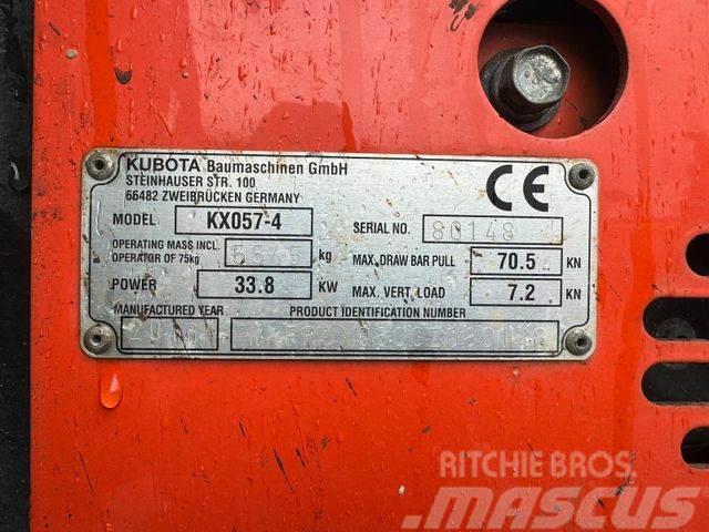 Kubota KX 57-4 mit MS 03 Variolock Schnellwechsler Mini ekskavatörler, 7 tona dek
