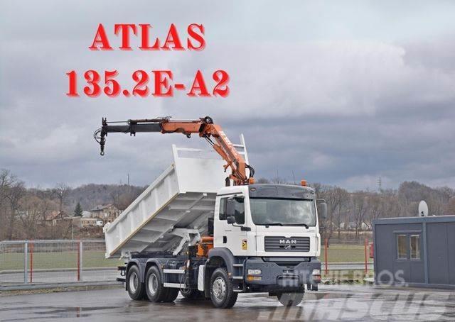 MAN TGA 26.350* ATLAS 135.2E-A2 + FUNK / 6x4*TOP 6x4 Damperli kamyonlar