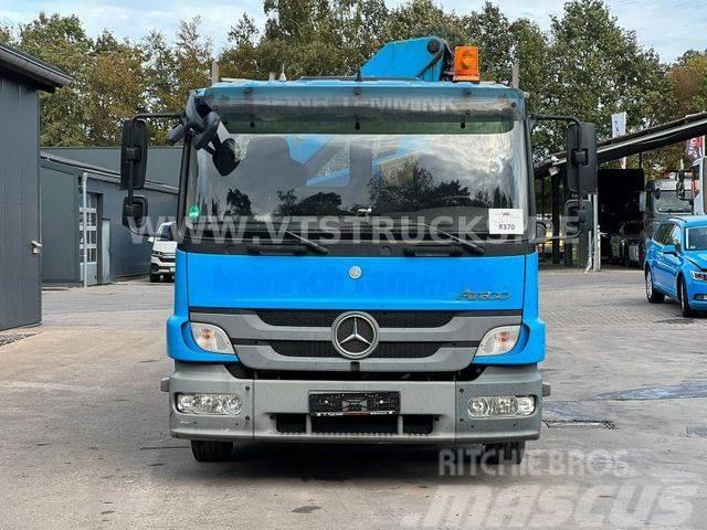 Mercedes-Benz Atego 822 4x2 MEILLER mit HMF Ladekran Damperli kamyonlar