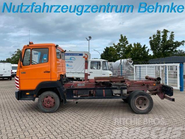 Mercedes-Benz LK 814 BB Meiller Abroller / AHK / 6 Zyl. Vinçli kamyonlar