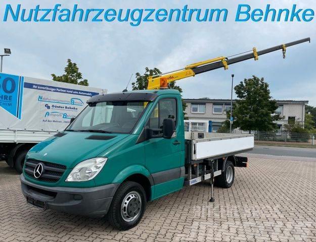 Mercedes-Benz Sprinter 519 CDI Pritsche / Hyva Kran 4,2m=600kg Araç üzeri vinçler