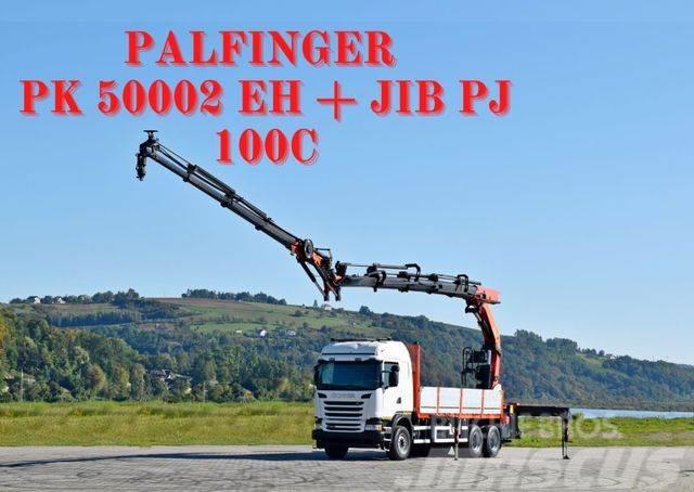 Scania G 490* PK 50002 EH + JIB PJ100C + FUNK /6x4 Araç üzeri vinçler