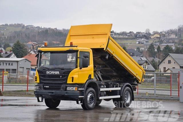 Scania P 410 Kipper 4,20m + BORDMATIC / TOPZUSTAND Damperli kamyonlar