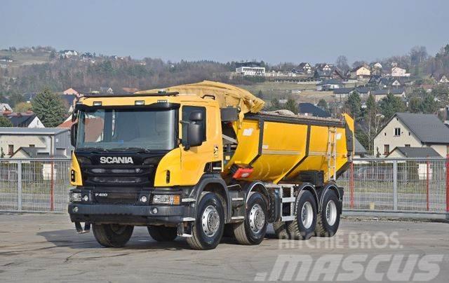 Scania P400 * Kipper / Apshfalt * 8x4 Damperli kamyonlar