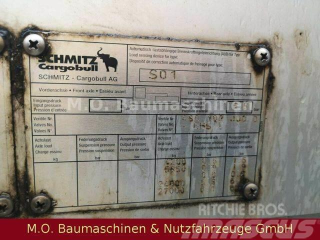 Schmitz Cargobull S 01 / 3 Achser / Luftgefedert / Low loader yari çekiciler