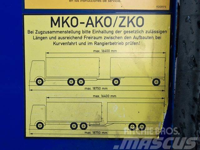 Schmitz Cargobull ZK 18/ Tandem Kapali kasa treylerler