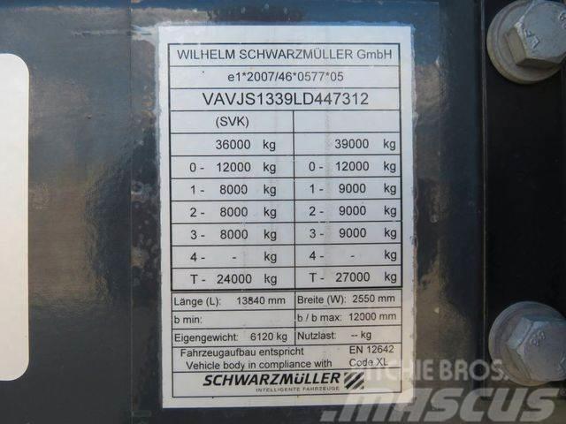 Schwarzmüller S 1*J-Serie*Standart*Lift Achse*XL Code* Perdeli yari çekiciler