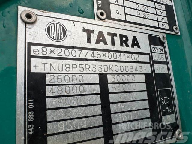 Tatra woodtransporter 6x6, crane + R.CH trailer vin343 Yol-Arazi Tipi Vinçler (AT)