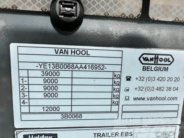 Van Hool BDF, food tank 20m3 vin 952 Tanker yari çekiciler