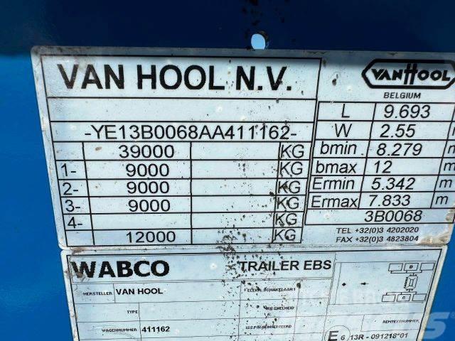 Van Hool LOWDECK for containers vin 162 Yari çekici saseler
