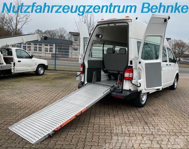 Volkswagen T5 L2H2 Kombi/8 Sitze/ AC/ AMF Rollstuhlrampe Minibüsler
