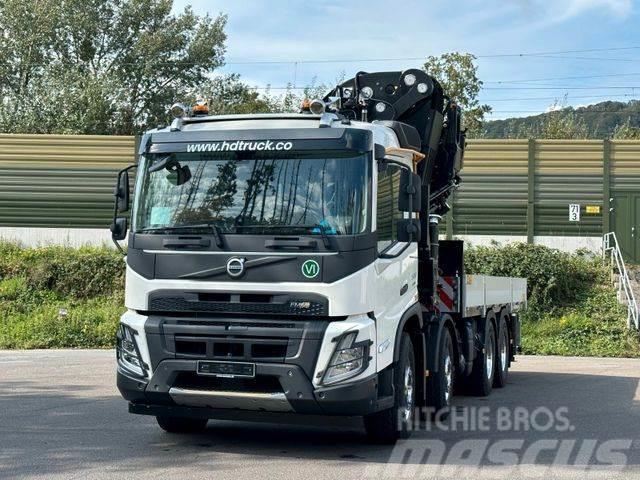 Volvo FMX 500 8x4 EFFER 955-8s + Jib 6s Flatbed kamyonlar