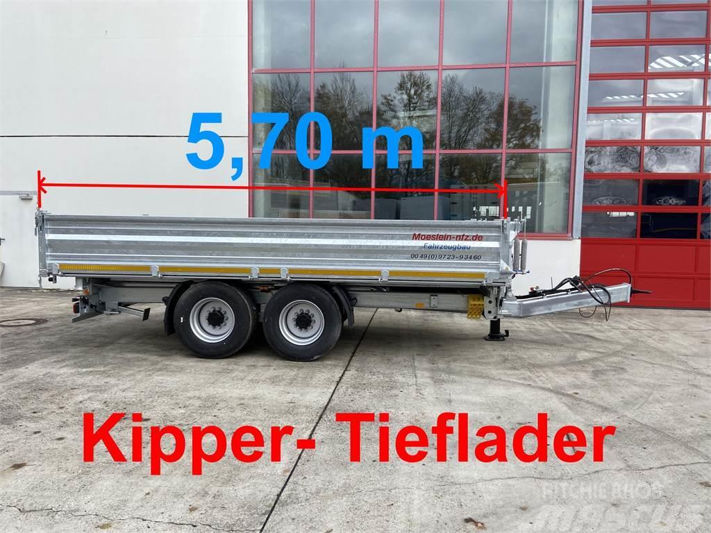 Möslein TTD 14 5,70 m 14 t Tandem- Kipper Tieflader 5,70 Damperli römorklari