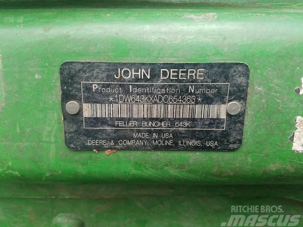 John Deere 643K Ağaç kesici istifleyiciler