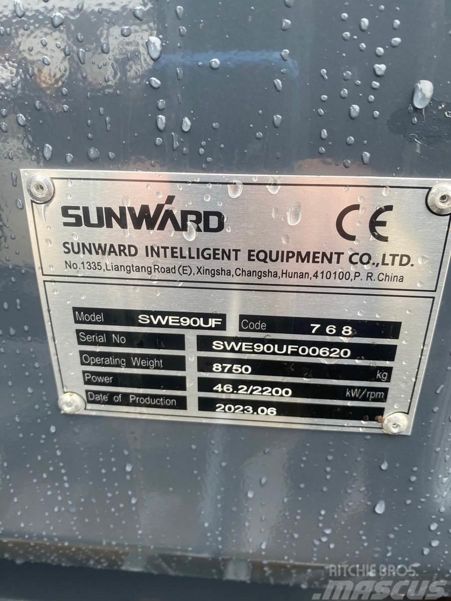 Sunward SWE90UF Mini ekskavatörler, 7 tona dek