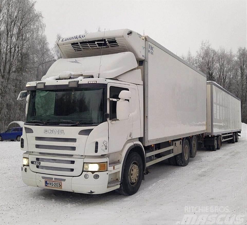 Scania P420 kylmäkoriyhdistelmä 6x2 Frigofrik kamyonlar