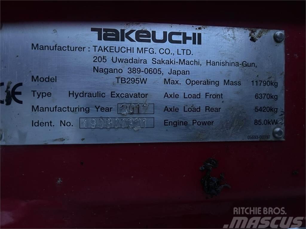 Takeuchi TB295 W Lastik tekerli ekskavatörler