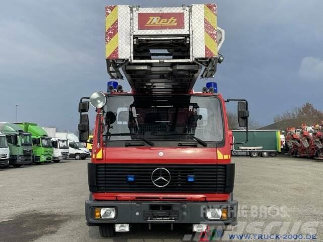 Mercedes-Benz 1422 Metz Feuerwehr Leiter 30 m. nur 31.361 Km. Diger kamyonlar