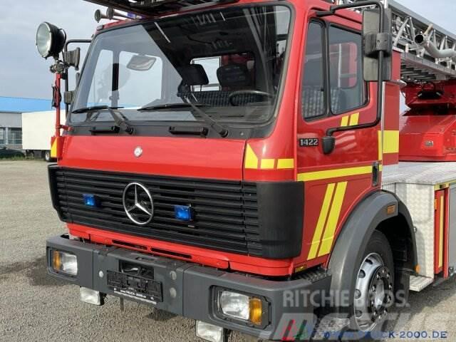 Mercedes-Benz 1422 Metz Feuerwehr Leiter 30 m. nur 31.361 Km. Diger kamyonlar