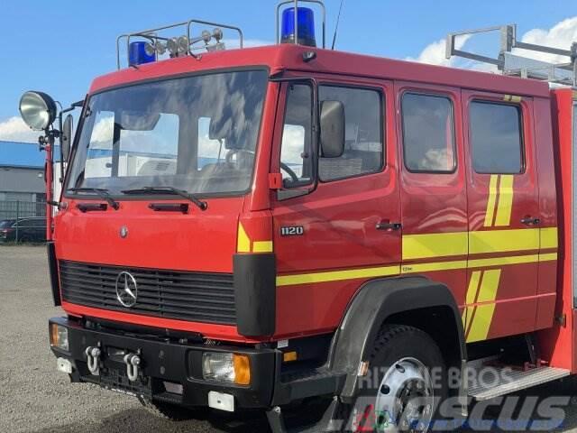 Mercedes-Benz LK 1220 4x4 Metz Feuerwehr TLF 16/25 Pumpe+2410L Kapali kasa kamyonlar
