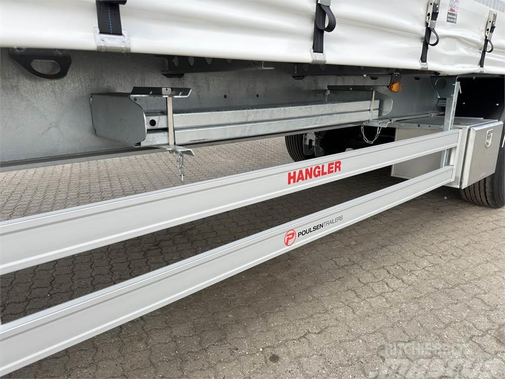 Hangler 3-aks 45-tons gardintrailer Nordic Perdeli yari çekiciler